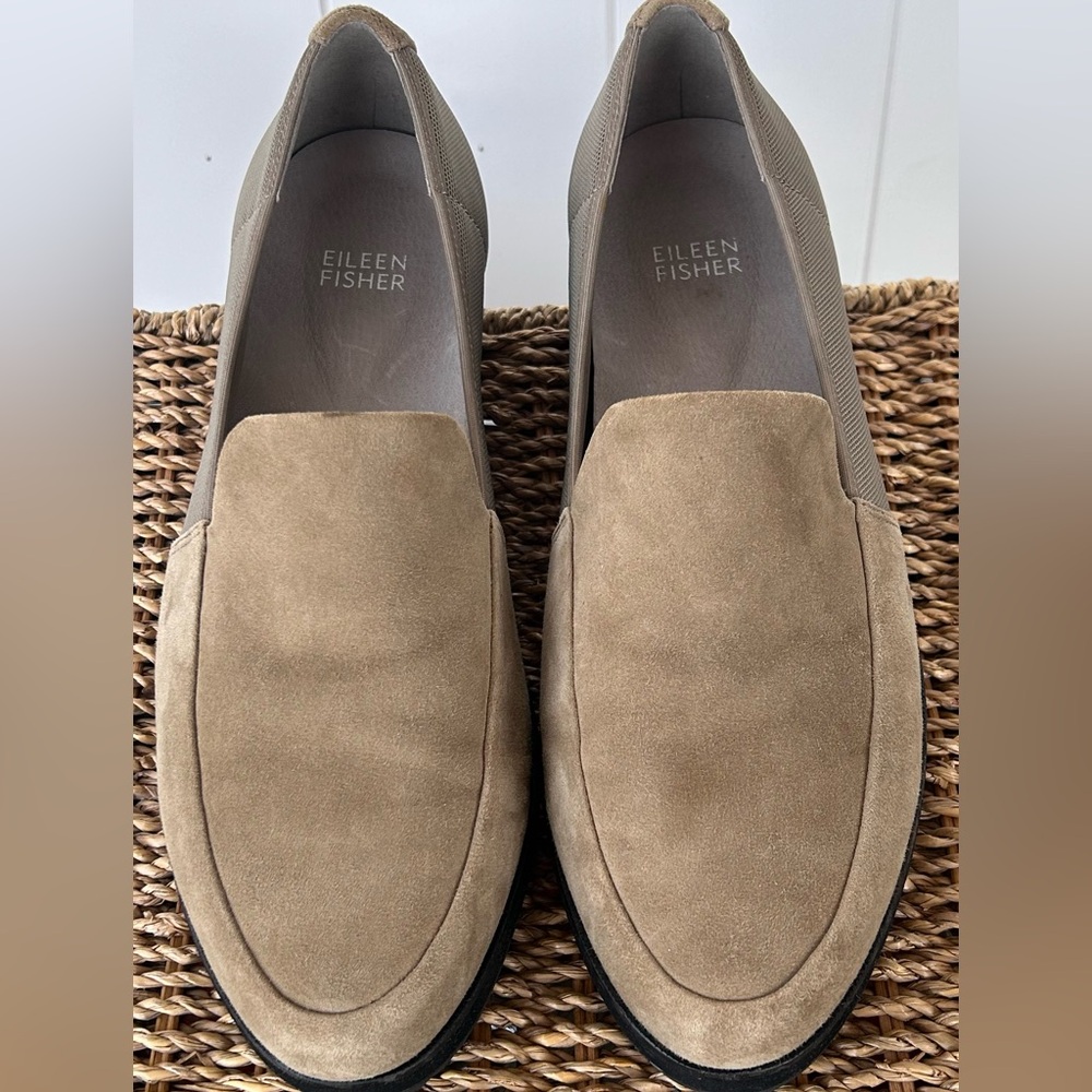 Eileen Fisher Tan Loafers